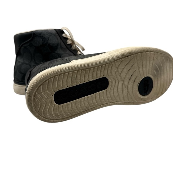 Coach gently used clip high top in black size 11D - Picture 5 of 8